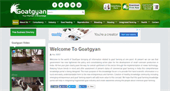 Desktop Screenshot of goatgyan.com
